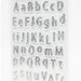 Hampton Art - Clear Acrylic Stamps - Alphabet Outlined