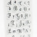 Hampton Art - Clear Acrylic Stamps - Alphabet