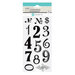 Hampton Art - Clear Acrylic Stamps - Numbers