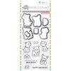 Hampton Art - Die and Clear Acrylic Stamp Set - Puppy Play