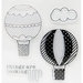 Hampton Art - Die and Clear Acrylic Stamp Set - Looking Up