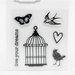 Hampton Art - Die and Clear Acrylic Stamp Set - Live Your Dreams