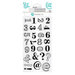 Hampton Art - Clear Acrylic Stamps - Layers Numbers