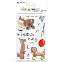 Hampton Art - Clear Acrylic Stamps - Hot Dog