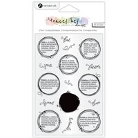 Hampton Art - Clear Acrylic Stamps - Dotty Definitions