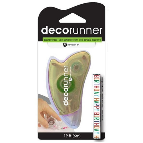 Deco Runner - Decorative Tape Runner - Happy Birthday