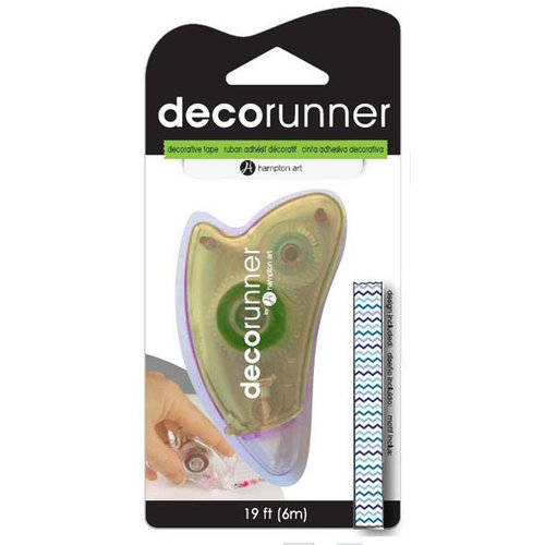 Deco Runner - Decorative Tape Runner - Blue Chevrons