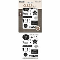 Hero Arts - Studio Calico - Poly Clear - Clear Acrylic Stamps - Darling Sentiments