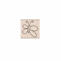 Hero Arts - Woodblock - Wood Mounted Stamps - Little Butterfly