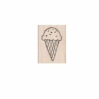 Hero Arts - Woodblock - Wood Mounted Stamps - One Scoop