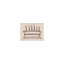 Hero Arts - Woodblock - Wood Mounted Stamps - Birthday Cake