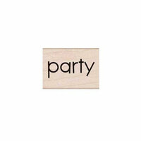 Hero Arts - Woodblock - Wood Mounted Stamps - Party Message