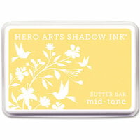 Hero Arts - Dye Ink Pad - Shadow Ink - Mid-Tone - Butter Bar