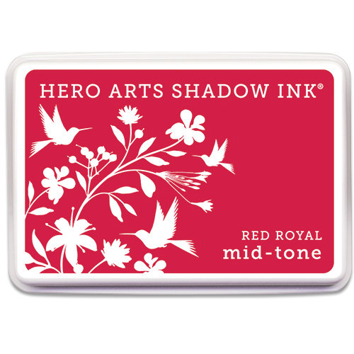 Hero Arts - Dye Ink Pad - Shadow Ink - Mid-Tone - Red Royal