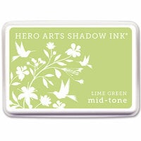 Hero Arts - Dye Ink Pad - Shadow Ink - Mid Tone - Lime Green
