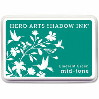 Hero Arts - Dye Ink Pad - Shadow Ink - Mid-Tone - Emerald Green