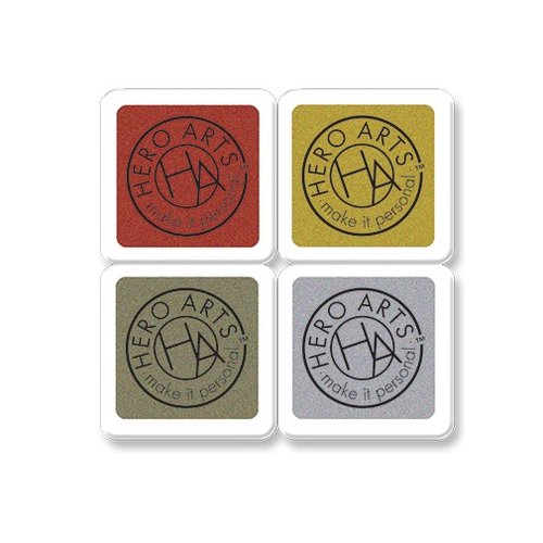 Hero Arts - Lia Griffith Collection - Hero Hues Metallic Cubes - 4 pack