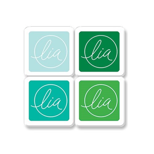 Hero Arts - Lia Griffith Collection - Ink Cubes Pack - Winter Greens