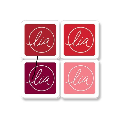 Hero Arts - Lia Griffith Collection - Ink Cubes Pack - Holiday Reds