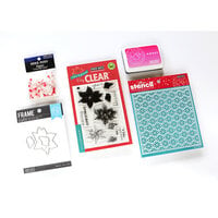 Hero Arts - Christmas - Card Kit - Color Layering - Poinsettia Bundle