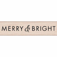Hero Arts - Woodblock - Christmas - Wood Mounted Stamps - Merry and Bright