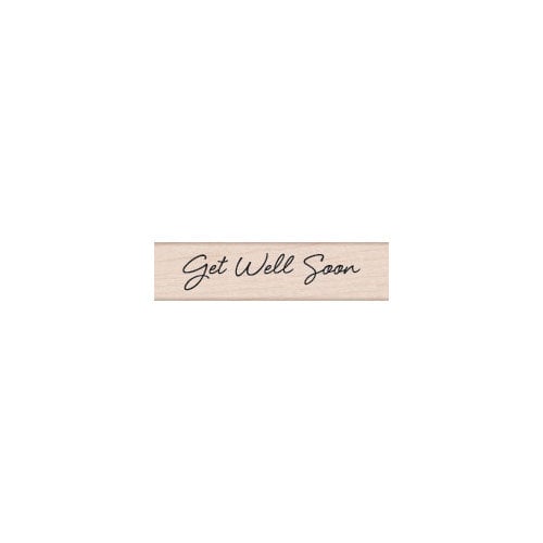 Hero Arts - Woodblock - Wood Mounted Stamps - Get Well Soon