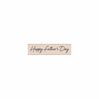 Hero Arts - Woodblock - Wood Mounted Stamps - Scripted Father's Day