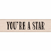 Hero Arts - Wood Block - Wood Mounted Stamp - Youre a Star