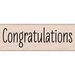 Hero Arts - Woodblock - Wood Mounted Stamps - Congratulations Message