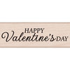 Hero Arts - Woodblock - Wood Mounted Stamps - Happy Valentine's Day Script