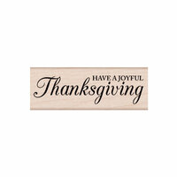 Hero Arts - Woodblock - Wood Mounted Stamps - Have a Joyful Thanksgiving