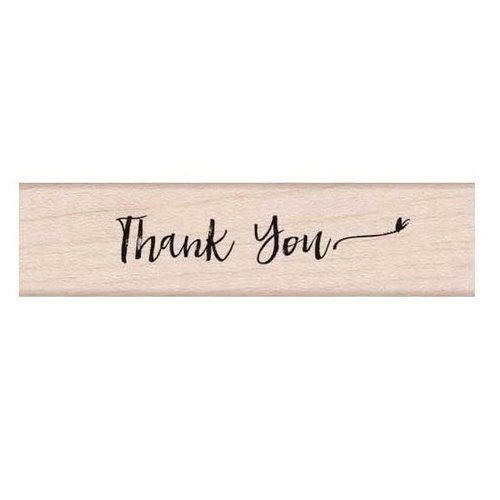 Hero Arts - Woodblock - Wood Mounted Stamps - Handwritten Thank You Script