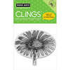 Hero Arts - Clings - Repositionable Rubber Stamps - Engraved Daisy, CLEARANCE