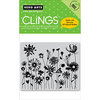 Hero Arts - Clings - Repositionable Rubber Stamps - Blooming Meadow