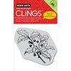Hero Arts - Clings - Christmas - Repositionable Rubber Stamps - Classic Holly