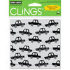 Hero Arts - Clings - Repositionable Rubber Stamps - Cars