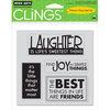 Hero Arts - Clings - Repositionable Rubber Stamps - Things - Set of Four
