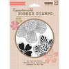 Hero Arts - BasicGrey - Hello Luscious Collection - Clings - Repositionable Rubber Stamps - Bold Flowers - Set of Four