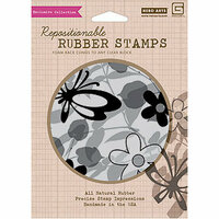 Hero Arts - BasicGrey - Lauderdale Collection - Clings - Repositionable Rubber Stamps - Floral