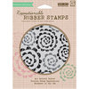 Hero Arts - BasicGrey - Sweet Threads Collection - Clings - Repositionable Rubber Stamps - Spirals