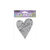 Hero Arts - Clings - Repositionable Rubber Stamps - Newspaper Heart