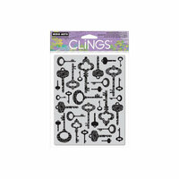 Hero Arts - Clings - Repositionable Rubber Stamps - Fancy Keys