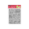 Hero Arts - Clings - Christmas - Repositionable Rubber Stamps - Be Jolly