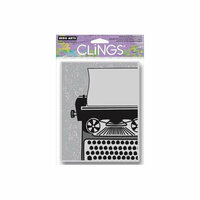 Hero Arts - Clings - Repositionable Rubber Stamps - Big Typewriter