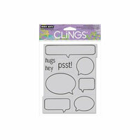 Hero Arts - Clings - Repositionable Rubber Stamps - Psst