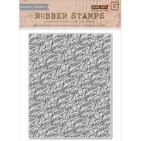 Hero Arts - BasicGrey - 25th and Pine Collection - Repositionable Rubber Stamps - Script Seasons Greetings