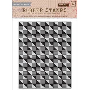Hero Arts - BasicGrey - Highline Collection - Repositionable Rubber Stamps - Geometric Background