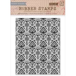 Hero Arts - BasicGrey - Spice Market Collection - Repositionable Rubber Stamps - Deco Background