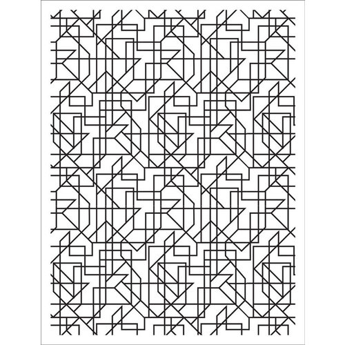 Hero Arts - BasicGrey - Prism Collection - Repositionable Rubber Stamps - Lines Background