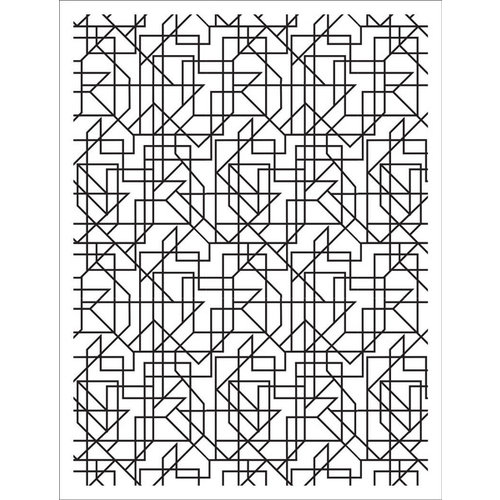 Hero Arts - BasicGrey - Prism Collection - Repositionable Rubber Stamps - Lines Background